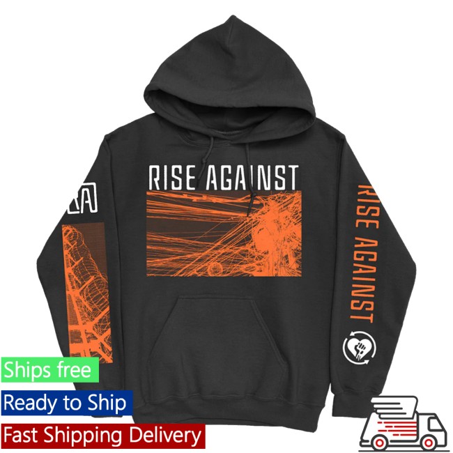 kenny Rise Against Merch Store Wire Pullover Hoodie Black kenny Rise Against Merch Store Wire Pullover Hoodie Black