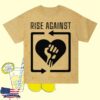 kenny Rise Against Store Official Heart Fist Logo T Shirt