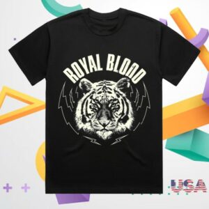 kenny Royal Blood Merch Store Royal Blood Tiger Shirt Black