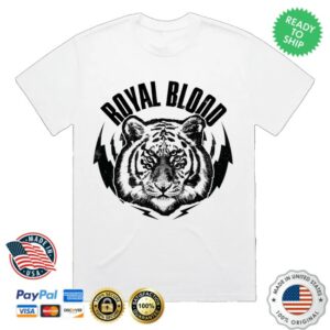 kenny Royal Blood Merch Store Royal Blood Tiger Shirt White