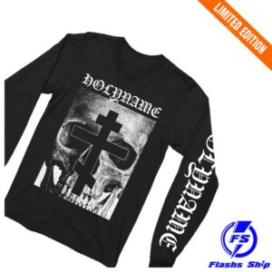 kenny Rtvl Merch Holyname Three Bar Cross Long Sleeve Shirte kenny Rtvl Merch Holyname Three Bar Cross Long Sleeve Shirte