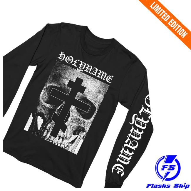 kenny Rtvl Merch Holyname Three Bar Cross Long Sleeve Shirte kenny Rtvl Merch Holyname Three Bar Cross Long Sleeve Shirte