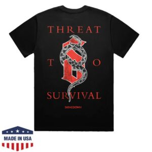 kenny Shinedown Merch Store Threat To Survival X Shirt
