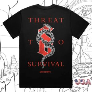 kenny Shinedown Merch Threat To Survival X Tee kenny Shinedown Merch Threat To Survival X Tee