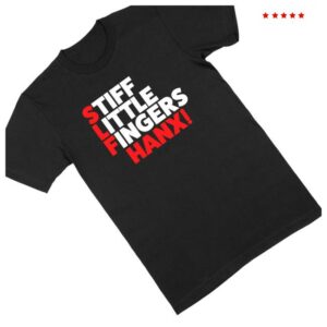 kenny Stiff Little Fingers Merch Store Hanx Black Shirts 1