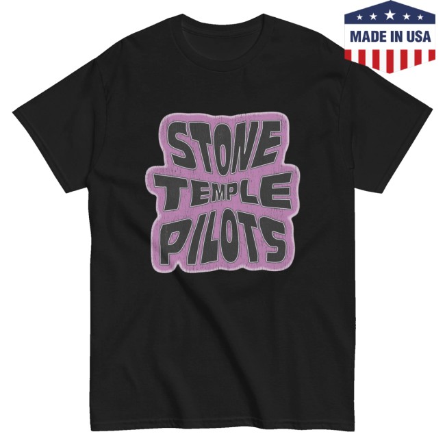 kenny Stone Temple Pilots Merch Warp Logo Tee kenny Stone Temple Pilots Merch Warp Logo Tee
