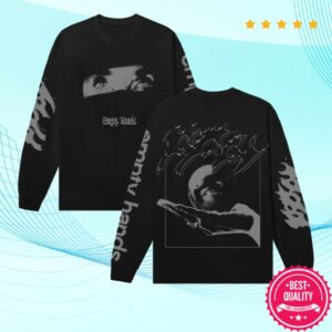 kenny Sumerian Records Merch Store Poppy Open Palms Black Longsleevess