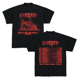 kenny Sxmpra Merch Help Me In Hell Tee kenny Sxmpra Merch Help Me In Hell Tee