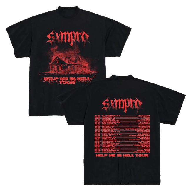 kenny Sxmpra Merch Help Me In Hell Tee kenny Sxmpra Merch Help Me In Hell Tee