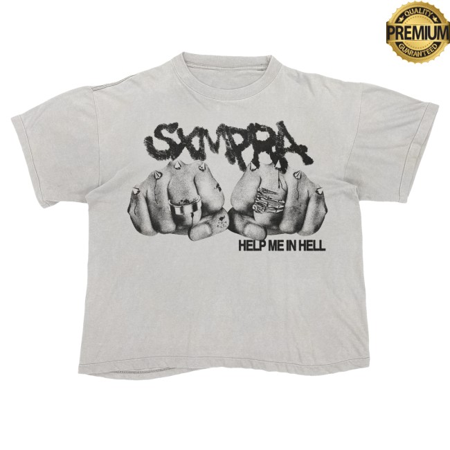kenny Sxmpra Merch Knuckles Help Me In Hell Tee kenny Sxmpra Merch Knuckles Help Me In Hell Tee