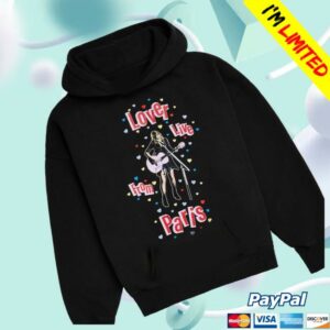 kenny Taylor Swift Merch Lover Live From Paris Black Hoodies kenny Taylor Swift Merch Lover Live From Paris Black Hoodies