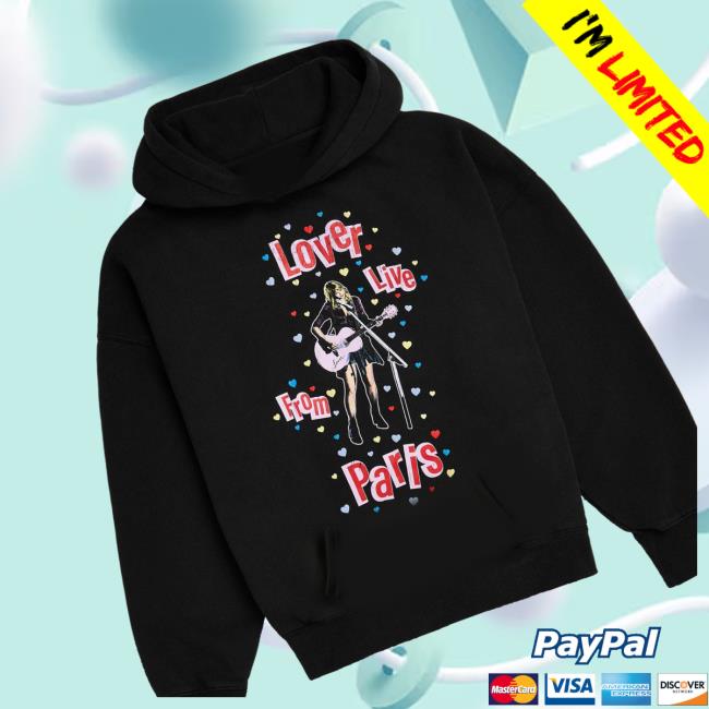 kenny Taylor Swift Merch Lover Live From Paris Black Hoodies kenny Taylor Swift Merch Lover Live From Paris Black Hoodies