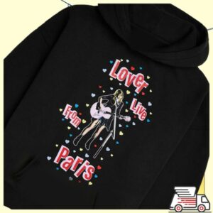 kenny Taylor Swift Merch Lover Live From Paris Black Hoodiew kenny Taylor Swift Merch Lover Live From Paris Black Hoodiew