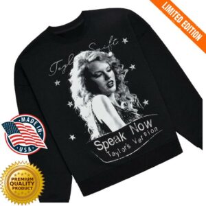 kenny Taylor Swift Merch Shop Speak Now Taylors Version Black Sweatshirts kenny Taylor Swift Merch Shop Speak Now Taylors Version Black Sweatshirts
