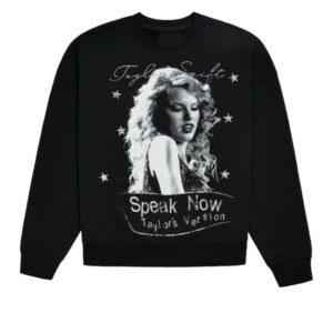 kenny Taylor Swift Merch Store Speak Now Taylors Version Black Sweatshirt kenny Taylor Swift Merch Store Speak Now Taylors Version Black Sweatshirt