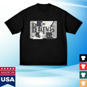 kenny The Beatles Merch Store Anthology Black Logo Shirt