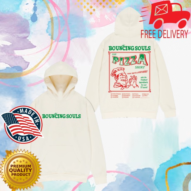 kenny The Bouncing Souls Merch Store Pizza Hoodie kenny The Bouncing Souls Merch Store Pizza Hoodie
