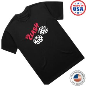 kenny The Clash Official Store Merch The Clash Rolling Dice Black Shirtw