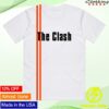 kenny The Clash Official Store Merch The Clash Striped Logo White Shirts