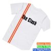 kenny The Clash Official Store Merch The Clash Striped Logo White Shirtse