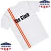 kenny The Clash Official Store Merch The Clash Striped Logo White Shirtsw