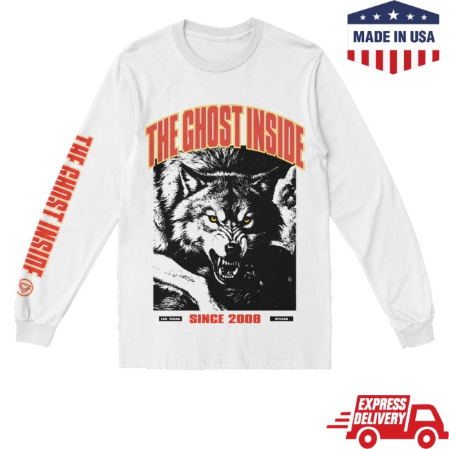 kenny The Ghost Inside Merch Store Wolves Long Sleeve Tee kenny The Ghost Inside Merch Store Wolves Long Sleeve Tee
