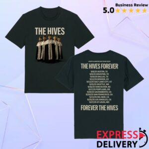 kenny The Hives Merch Store The Hives Forever Forever The Hives Rasterized Black Shirtss