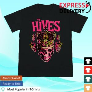 kenny The Hives Merch Store The Hives Forever Forever The Hives Skull Crown Black Tee
