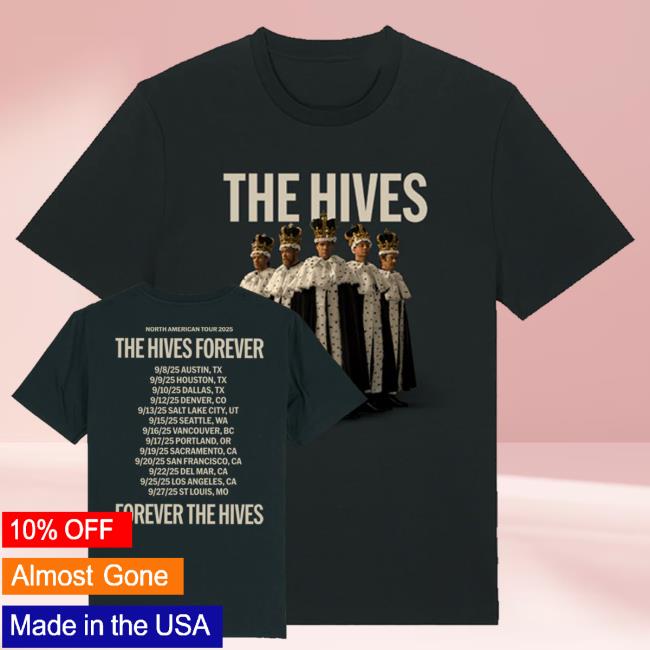 kenny The Hives Us Merch Shop Store Black The Hives Forever 2025 Na Tour Shirt kenny The Hives Us Merch Shop Store Black The Hives Forever 2025 Na Tour Shirt