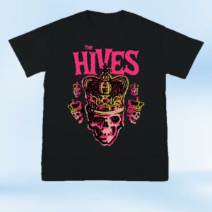 kenny The Hives Us Merch Shop Store Skull Crown Black Shirt kenny The Hives Us Merch Shop Store Skull Crown Black Shirt