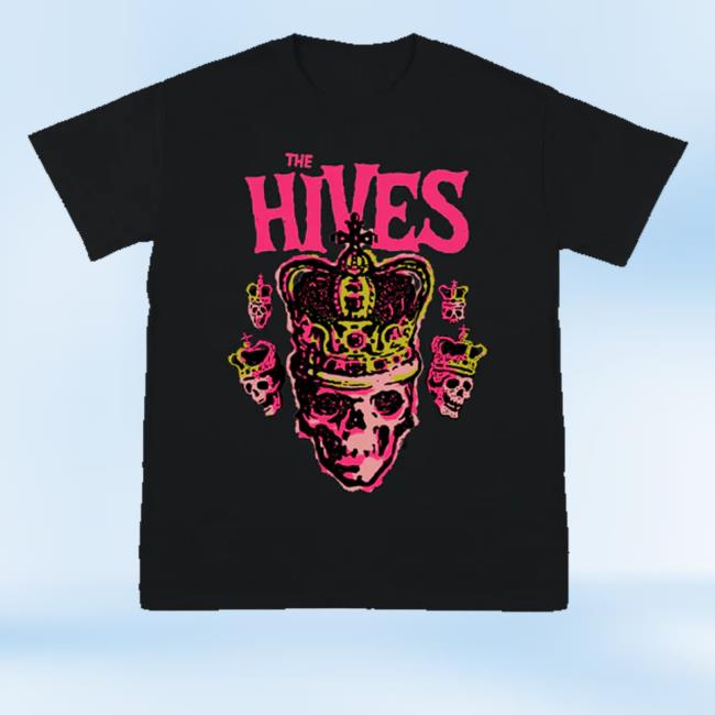 kenny The Hives Us Merch Shop Store Skull Crown Black Shirt kenny The Hives Us Merch Shop Store Skull Crown Black Shirt