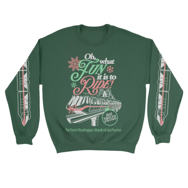 kenny The Lost Bros Merch Oh What Fun Monorail Sweatshirt1 kenny The Lost Bros Merch Oh What Fun Monorail Sweatshirt1