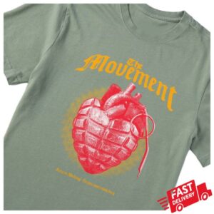 kenny The Movement Store Official Mens Heart Grenade Shirte