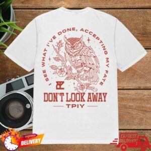 kenny The Plot In You Merch White Owl Tee1 kenny The Plot In You Merch White Owl Tee1