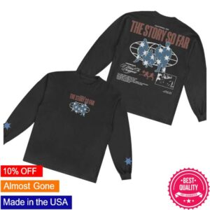 kenny The Story So Far Shop Merch Store Stars Stripes Long Sleeve Shirte