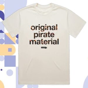 kenny The Streets Store Merch Original Original Pirate Material Text Shirt