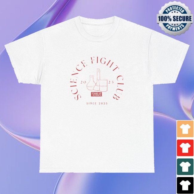 kenny The Sufs Merch Shop Science Fight Club White Tee kenny The Sufs Merch Shop Science Fight Club White Tee