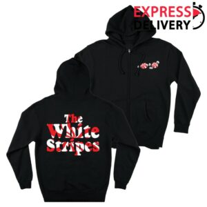 kenny The White Stripes Store Peppermint Twist Zip Up Hoodie0