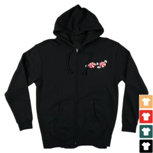 kenny The White Stripes Store Peppermint Twist Zip Up Hoodie1