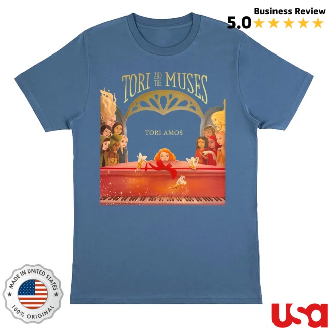 kenny Tori Amos Store Merch Tori And The Muses Faeries Blue Shirt kenny Tori Amos Store Merch Tori And The Muses Faeries Blue Shirt