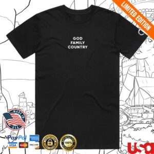 kenny Tpusa Merch God Family Country Tee