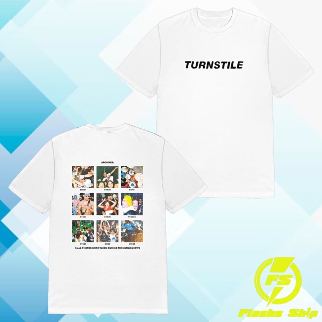 kenny Turnstile Merch Turnstile Archives White Tee0 kenny Turnstile Merch Turnstile Archives White Tee0