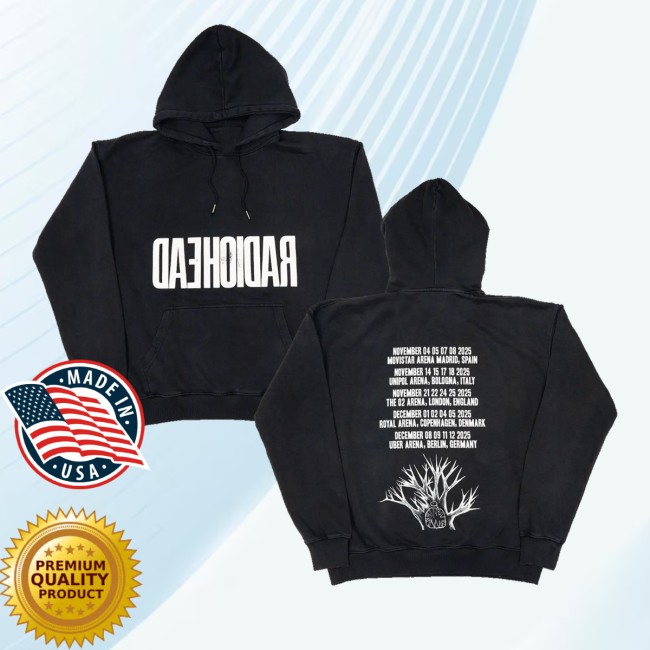 kenny WASTE Hq Merch Store Radiohead 2025 Tour Black Hoodiess kenny WASTE Hq Merch Store Radiohead 2025 Tour Black Hoodiess