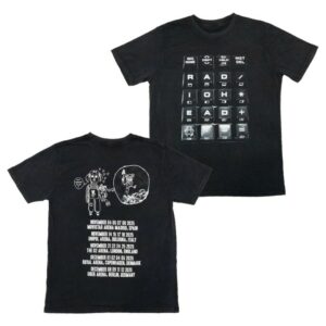 kenny WASTE Store Merch 2025 Black Tour Shirt1