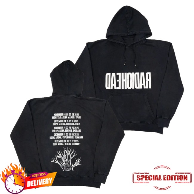 kenny WASTE Store Merch Radiohead 2025 Tour Black Hoodie1 kenny WASTE Store Merch Radiohead 2025 Tour Black Hoodie1