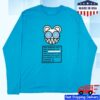 kenny WASTE Store Merch Test Specimen Cyan Blue Long Sleeve Shirt