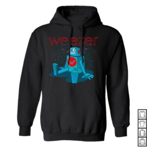 kenny Weezer Web Official Store Robot Pullover Hoodie