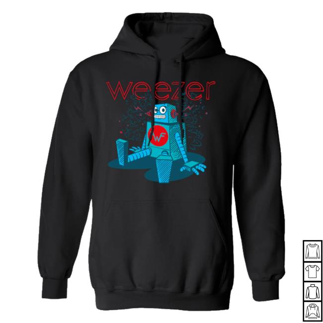 kenny Weezer Web Official Store Robot Pullover Hoodie kenny Weezer Web Official Store Robot Pullover Hoodie