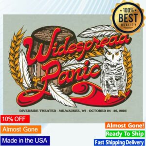 kenny Widespread Merch 2025 Milwaukee Event T Owl Shirt