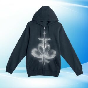 kenny Wisp Merch Store Swan Zip Up Hoodiess
